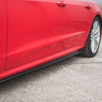 Maxton Design - SIDE SKIRTS DIFFUSERS AUDI S7 C8/ A7 S-LINE C8 SPORTBACK