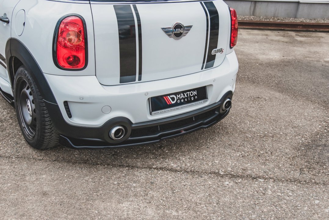 Maxton Design - CENTRAL REAR SPLITTER MINI COUNTRYMAN JCW MK1 (2012-2016)