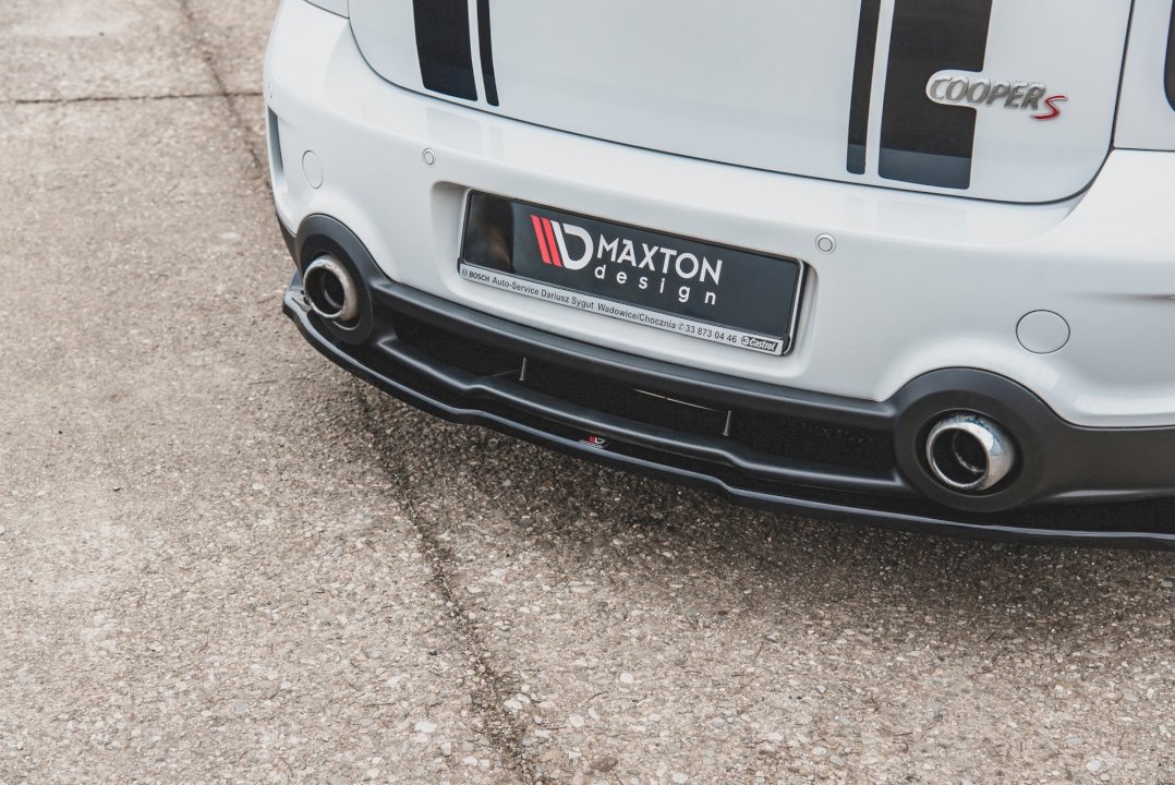 Maxton Design - CENTRAL REAR SPLITTER MINI COUNTRYMAN JCW MK1 (2012-2016)