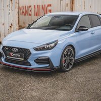 Maxton Design - FRONT SPLITTER V.4 HYUNDAI I30 N MK3 HATCHBACK/ FASTBACK (2017-)