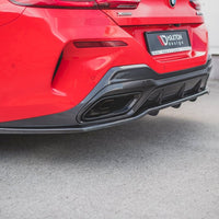 Maxton Design - CENTRAL REAR SPLITTER (WITH VERTICAL BARS) BMW M850I G15 (2018-)