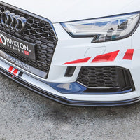 Maxton Design - FRONT SPLITTER V.2 AUDI RS3 8V FACELIFT SPORTBACK (2017-2020)