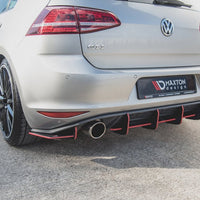 Maxton Design - STREET PRO REAR DIFFUSER V.1 VW GOLF MK 7 GTI 2013-2016
