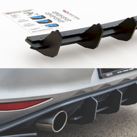 Maxton Design - STREET PRO REAR DIFFUSER V.2 VW GOLF MK 7 GTI 2013-2016