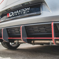 Maxton Design - STREET PRO REAR DIFFUSER V.2 VW GOLF MK 7 GTI 2013-2016