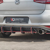 Maxton Design - STREET PRO REAR DIFFUSER V.2 VW GOLF MK 7 GTI 2013-2016