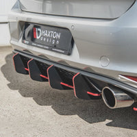 Maxton Design - STREET PRO REAR DIFFUSER V.2 VW GOLF MK 7 GTI 2013-2016