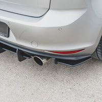 Maxton Design - STREET PRO REAR SIDE SPLITTERS V.1 VW GOLF MK7 GTI
