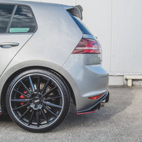 Maxton Design - STREET PRO REAR SIDE SPLITTERS V.1 VW GOLF MK7 GTI