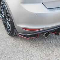Maxton Design - STREET PRO REAR SIDE SPLITTERS V.1 VW GOLF MK7 GTI
