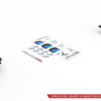 Maxton Design - STREET PRO REAR SIDE SPLITTERS V.2 VW GOLF MK7 GTI