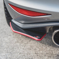 Maxton Design - STREET PRO REAR SIDE SPLITTERS V.2 VW GOLF MK7 GTI