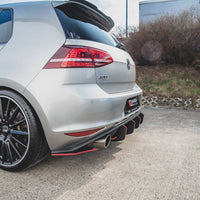 Maxton Design - STREET PRO REAR SIDE SPLITTERS V.2 VW GOLF MK7 GTI