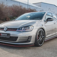 Maxton Design - STREET PRO SIDE SKIRT SPLITTERS VW GOLF MK 7 GTI 2013-2016