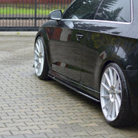 Maxton Design - SIDE SKIRTS DIFFUSERS AUDI S3 / A3 S-LINE 8V / 8V FL HATCHBACK