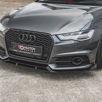 Maxton Design - Front Splitter Audi A6 / A6 C7 S-Line / S6 C7 Facelift