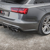 Maxton Design - Rear Side Splitters Audi A6 / A6 C7 S-Line / S6 C7 FACELIFT