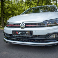 Maxton Design - Front Splitter V.3 Volkswagen Polo GTI / R-Line Mk6 (2017-2021)