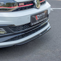 Maxton Design - Front Splitter V.4 Volkswagen Polo GTI / R-Line Mk6 (2017-2021)
