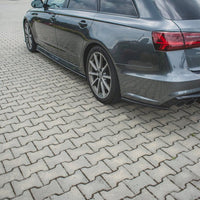 Maxton Design - REAR SIDE DIFFUSERS AUDI S6/ A6 S-LINE C7 FL (2014-2017)