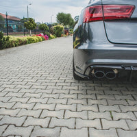 Maxton Design - REAR SIDE DIFFUSERS AUDI S6/ A6 S-LINE C7 FL (2014-2017)