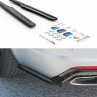 Maxton Design - REAR SIDE DIFFUSERS V.2 SKODA OCTAVIA VRS MK3/MK3.5 HATCHBACK/ ESTATE