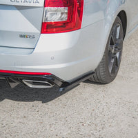 Maxton Design - REAR SIDE DIFFUSERS V.2 SKODA OCTAVIA VRS MK3/MK3.5 HATCHBACK/ ESTATE