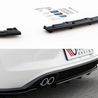 Maxton Design - Rear Splitter (Vertical Bars) Volkswagen Polo GTI / R-Line Mk6 (2017-2021)