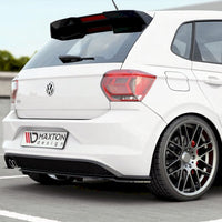 Maxton Design - Rear Splitter (Vertical Bars) Volkswagen Polo GTI / R-Line Mk6 (2017-2021)