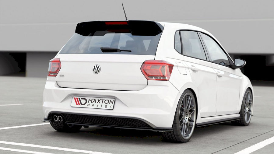 Maxton Design - Rear Splitter (Vertical Bars) Volkswagen Polo GTI / R-Line Mk6 (2017-2021)
