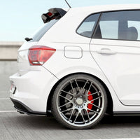 Maxton Design - Rear Splitter (Vertical Bars) Volkswagen Polo GTI / R-Line Mk6 (2017-2021)