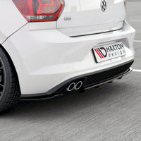 Maxton Design - Rear Splitter (Vertical Bars) Volkswagen Polo GTI / R-Line Mk6 (2017-2021)