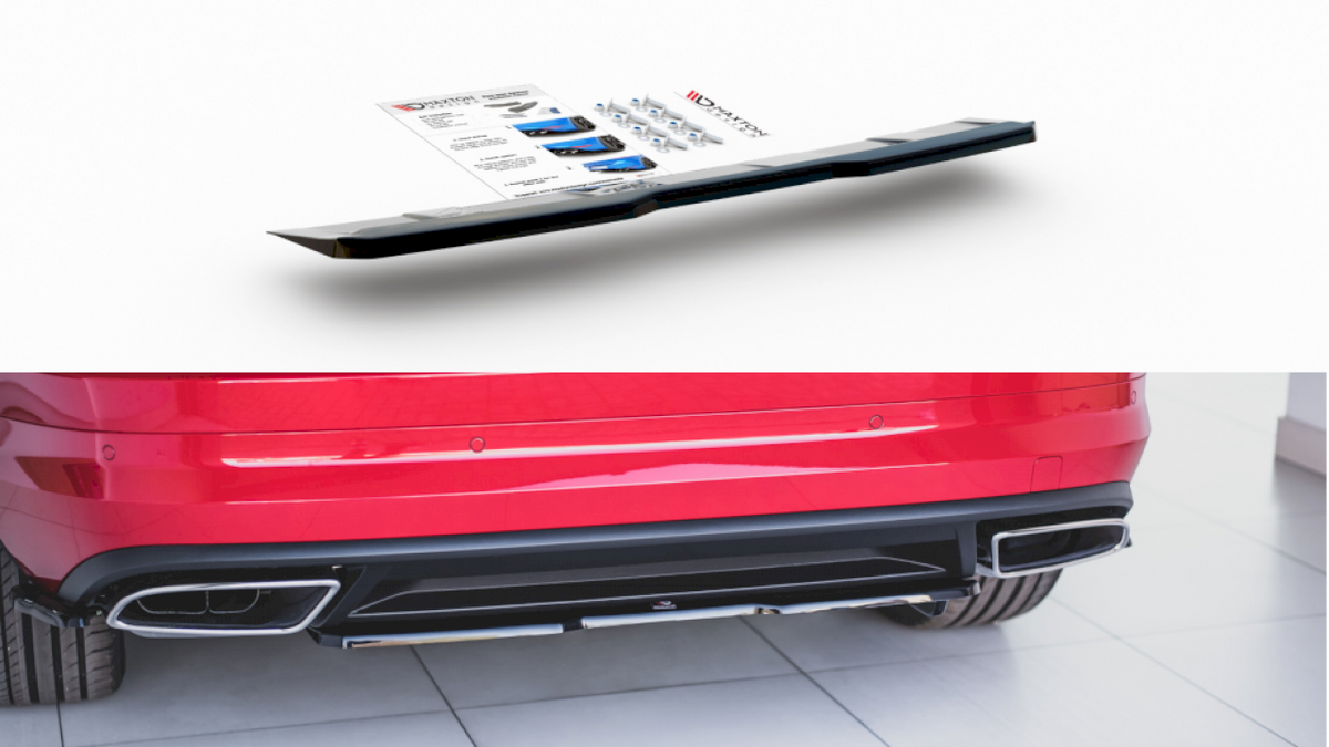 Maxton Design - CENTRAL REAR SPLITTER SKODA KODIAQ VRS (2019-)