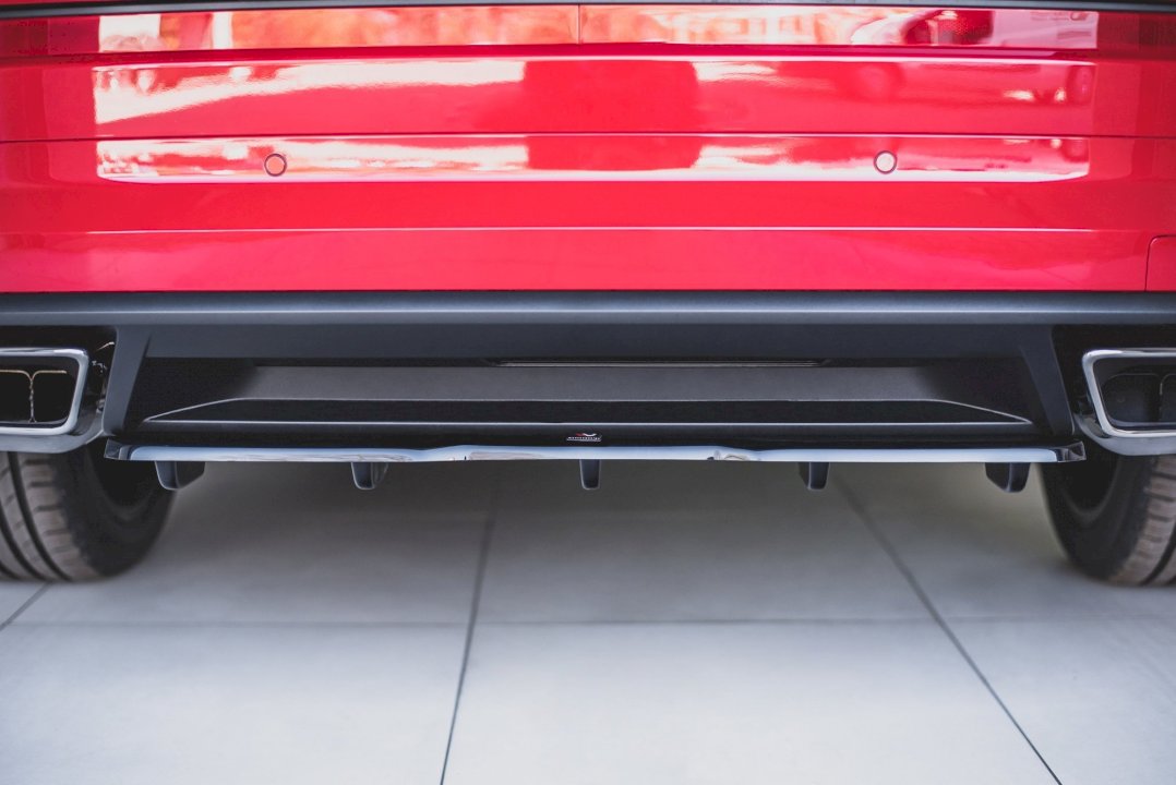 Maxton Design - CENTRAL REAR SPLITTER (W/ VERTICAL BARS) SKODA KODIAQ VRS (2019-)