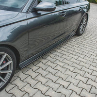 Maxton Design - SIDE SKIRT DIFFUSERS AUDI S6/ A6 S-LINE C7 FACELIFT