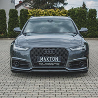Maxton Design - Front Splitter V.2 Audi A6 / A6 C7 S-Line / S6 C7 Facelift