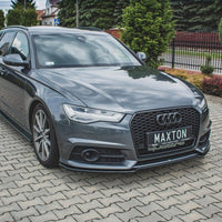 Maxton Design - Front Splitter V.2 Audi A6 / A6 C7 S-Line / S6 C7 Facelift