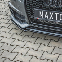 Maxton Design - Front Splitter V.2 Audi A6 / A6 C7 S-Line / S6 C7 Facelift
