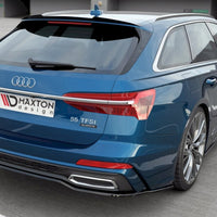 Maxton Design - CENTRAL REAR SPLITTER AUDI A6 S-LINE C8 AVANT (2019-)