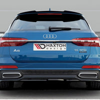 Maxton Design - CENTRAL REAR SPLITTER AUDI A6 S-LINE C8 AVANT (2019-)