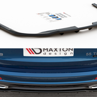 Maxton Design - CENTRAL REAR SPLITTER (W/ VERTICAL BARS) A6 S-LINE C8 AVANT (2019-)