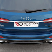 Maxton Design - CENTRAL REAR SPLITTER (W/ VERTICAL BARS) A6 S-LINE C8 AVANT (2019-)
