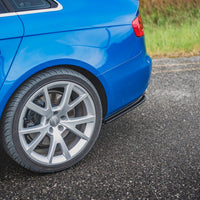 Maxton Design - REAR SIDE SPLITTERS AUDI S4/ A4 S-LINE B8 SEDAN (2008-2011)