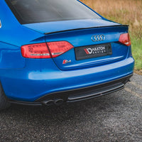 Maxton Design - CENTRAL REAR SPLITTER AUDI S4/ A4 S-LINE B8 SEDAN (2008-2011)