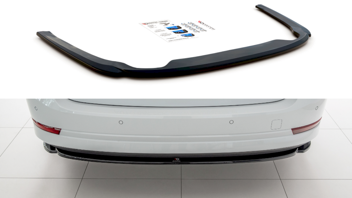 Maxton Design - CENTRAL REAR SPLITTER SKODA OCTAVIA MK4 (2019-2024)