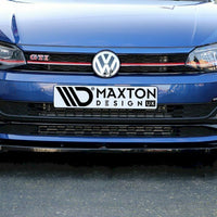 Maxton Design - Front Splitter V.1 Volkswagen Polo GTI / R-Line Mk6 (2017-2021)