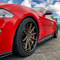 Maxton Design - SIDE SKIRTS DIFFUSERS FORD MUSTANG MK6 FACELIFT (2017-)