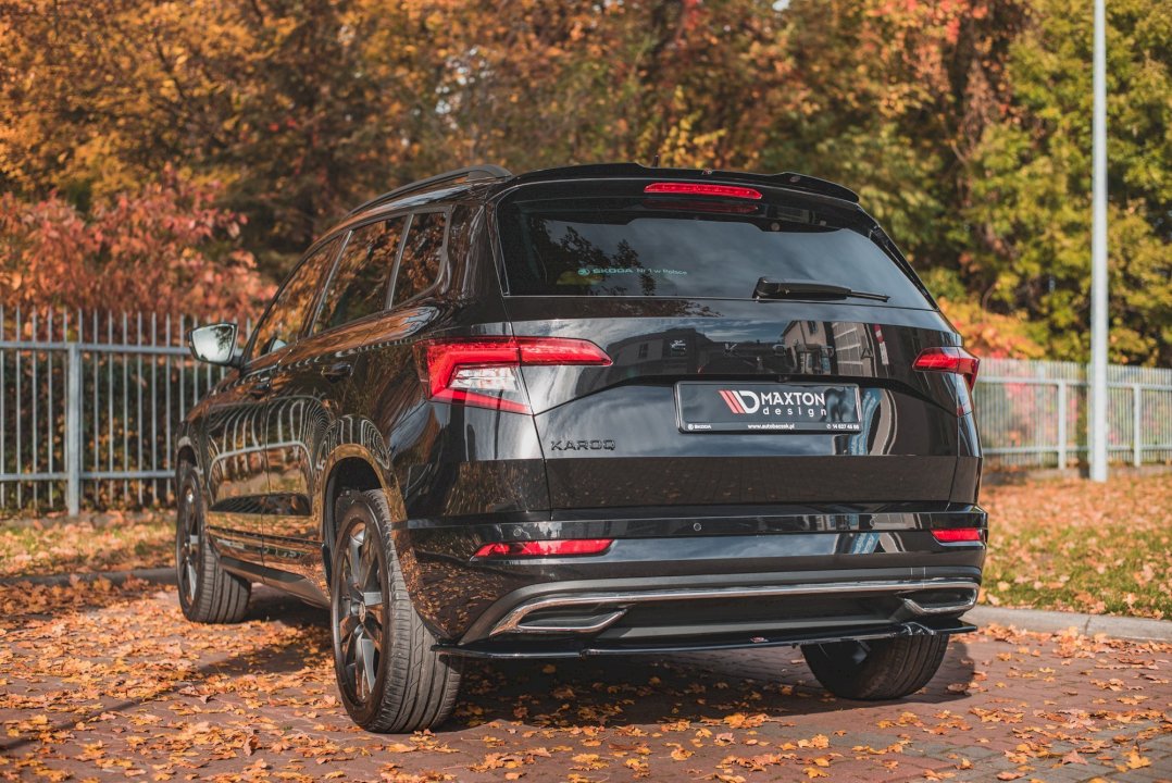 Maxton Design - CENTRAL REAR SPLITTER SKODA KAROQ SPORTLINE (2017-2021)