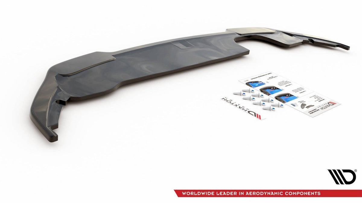 Maxton Design - CENTRAL REAR SPLITTER PEUGEOT 308 GT MK2 FACELIFT (2017- 2021)