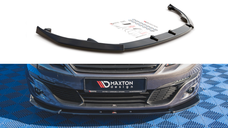 Maxton Design - FRONT SPLITTER V2 PEUGEOT 308 MK2 FACELIFT (2017-2021)